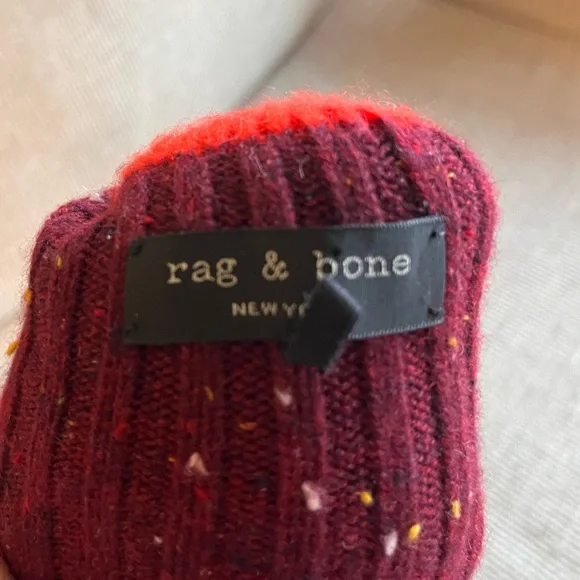 Rag & bone cashmere convertible mittens/gloves - Picture 2 of 4